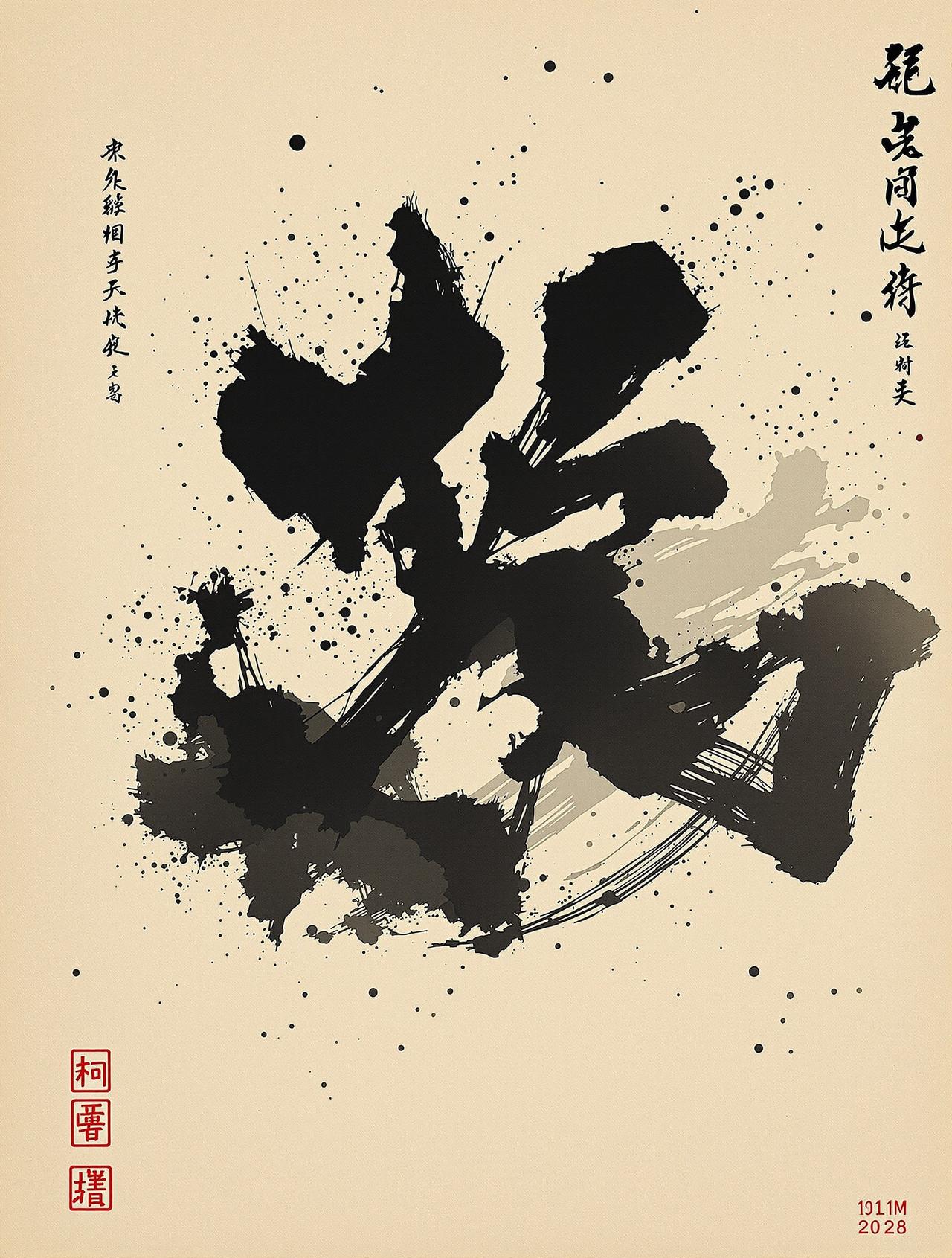 美国电影出品艺术纪录片《水墨丹青》高清海报